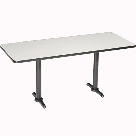 Interion By Global Industrial Counter Height Table, 36 in W, 72 in L, 36 in H 695847GY